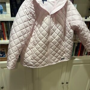 Lands' End Pink Quilted Jacket 2x